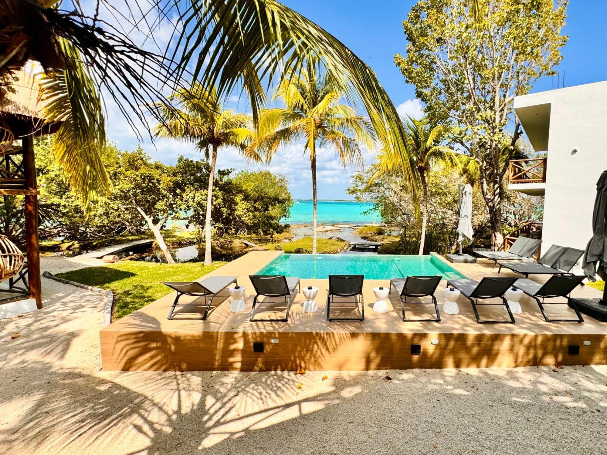 Azulea Bacalar Hotel & Spa - Lagoon Front (Adults Only) מראה חיצוני תמונה