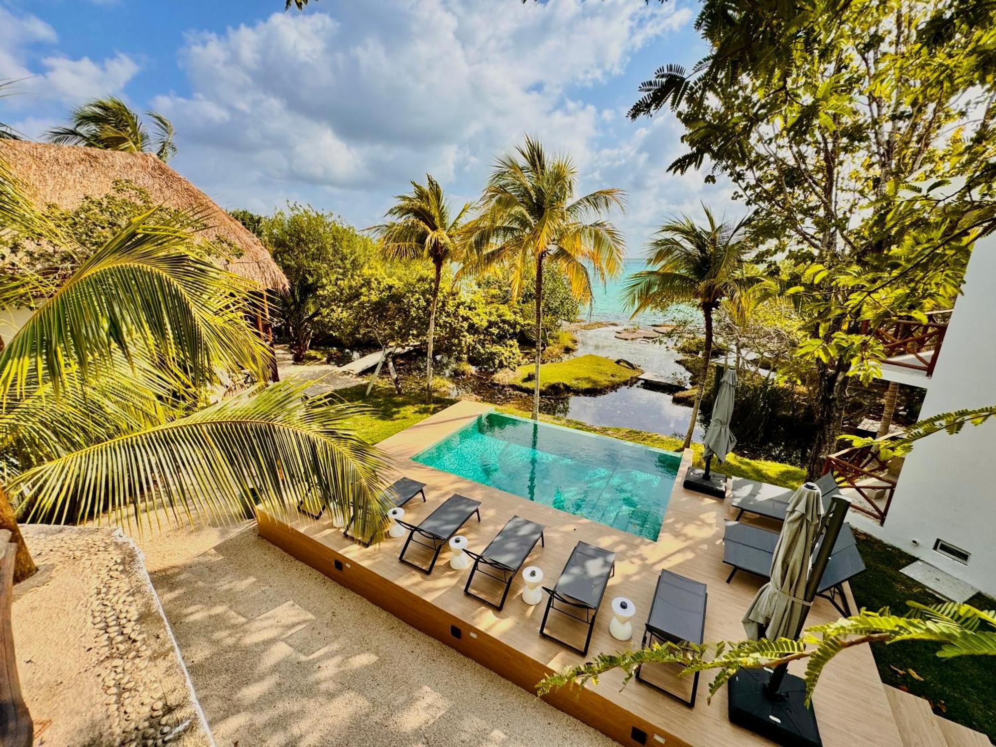 Azulea Bacalar Hotel & Spa - Lagoon Front (Adults Only) מראה חיצוני תמונה