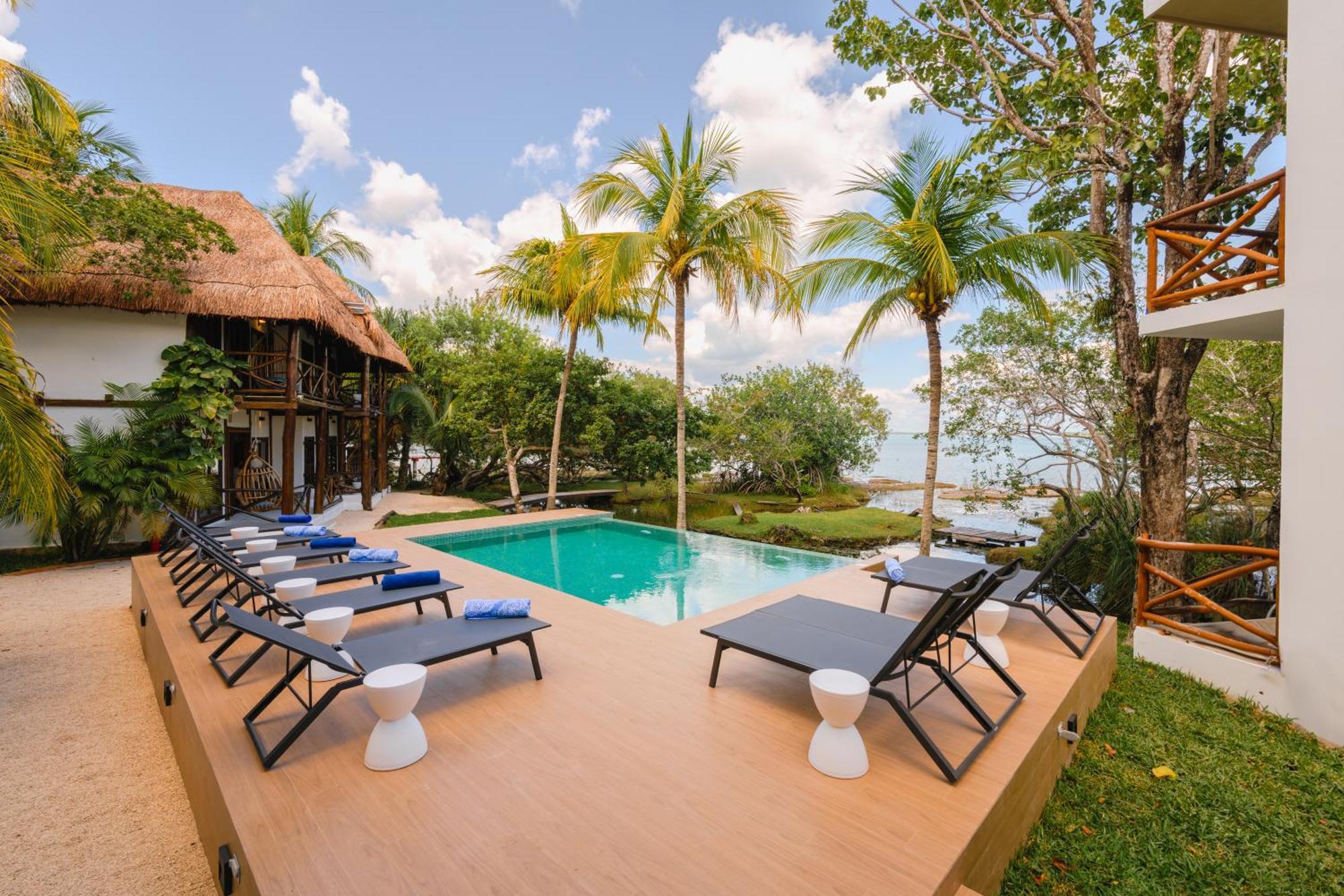 Azulea Bacalar Hotel & Spa - Lagoon Front (Adults Only) מראה חיצוני תמונה